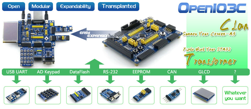 STM32F103CBT6 development board