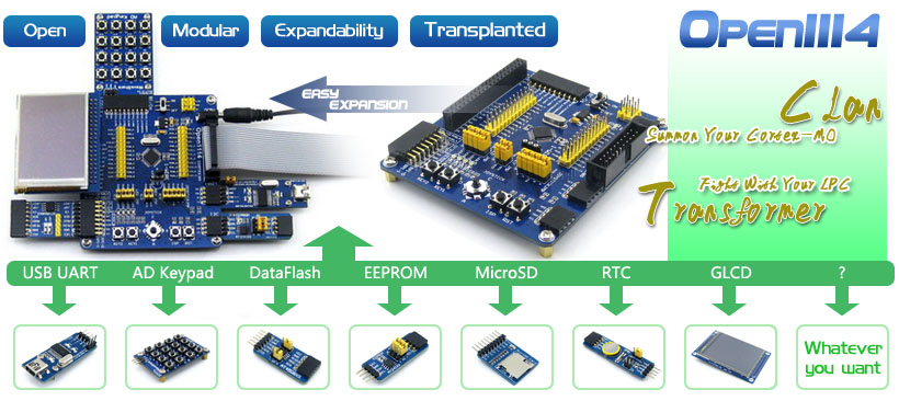 LPC1114 development board