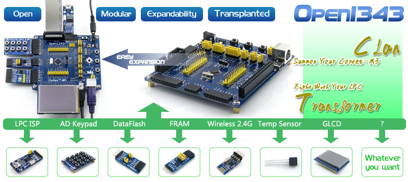 LPC1343 development board