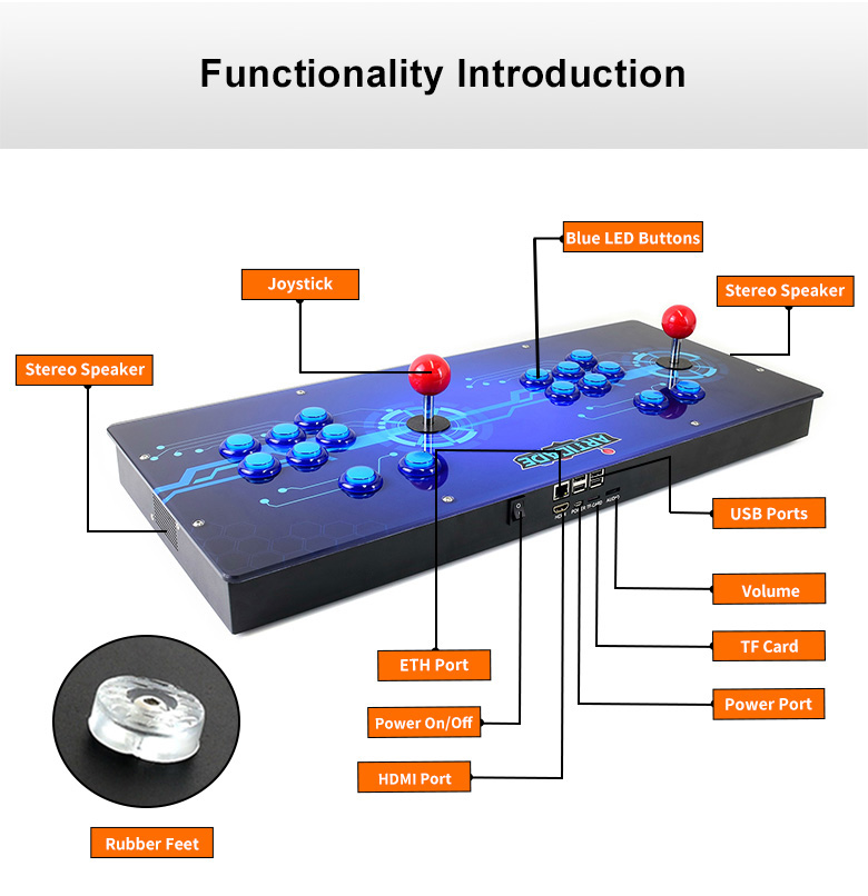 Arcade-C-2P arcade console illustration