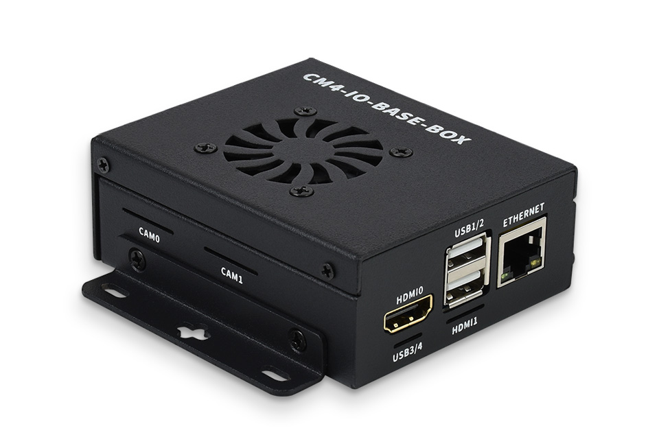 Dual Gigabit Ethernet 5G/4G Mini-Computer Based On Raspberry Pi Compute  Module 4 (NOT Included), Metal Case, With Cooling Fan