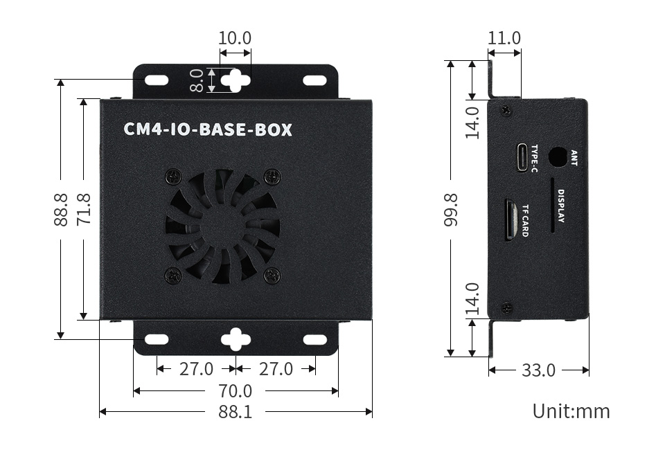 Mini computador com base em módulo de