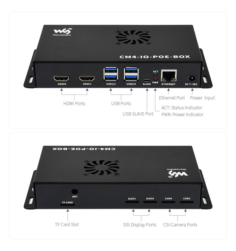 Tablete, mini computador poe com base em