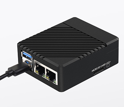 Mini Dual Gigabit Ethernet Base Board designed for CM 5, assembly guide step 4