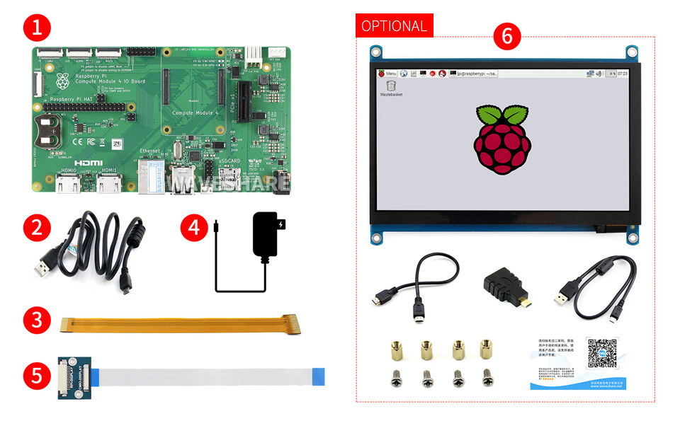 Raspberry Pi Compute module 4 development kit