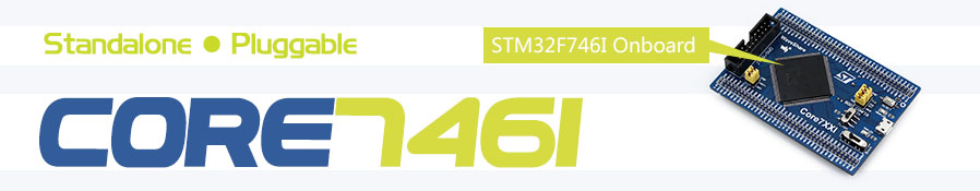 STM32F746IGT6 development board