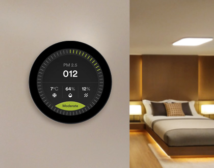 ESP32-P4-WIFI6-Touch-LCD APPlication scenarios-Indoor environmental monitoring