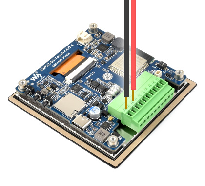 ESP32-S3 4inch Display Development Board, supports back wiring