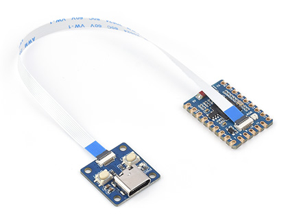 ESP32-S3-Tiny, with adapter board