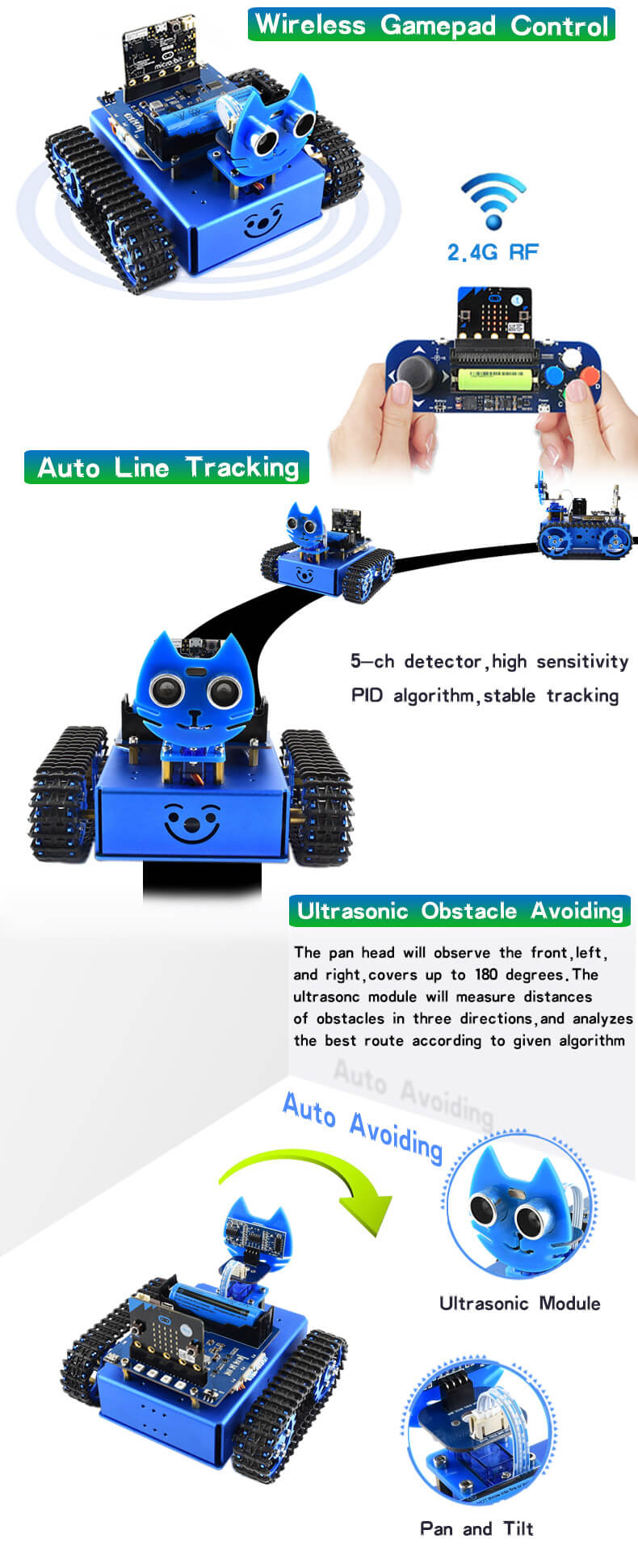 KitiBot for micro:bit T illustration