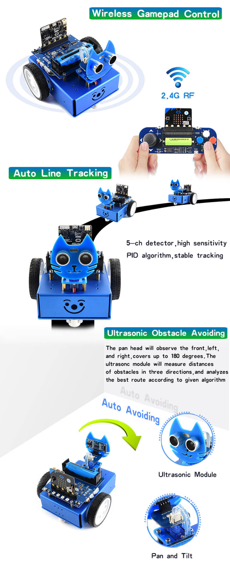 KitiBot for micro:bit W illustration