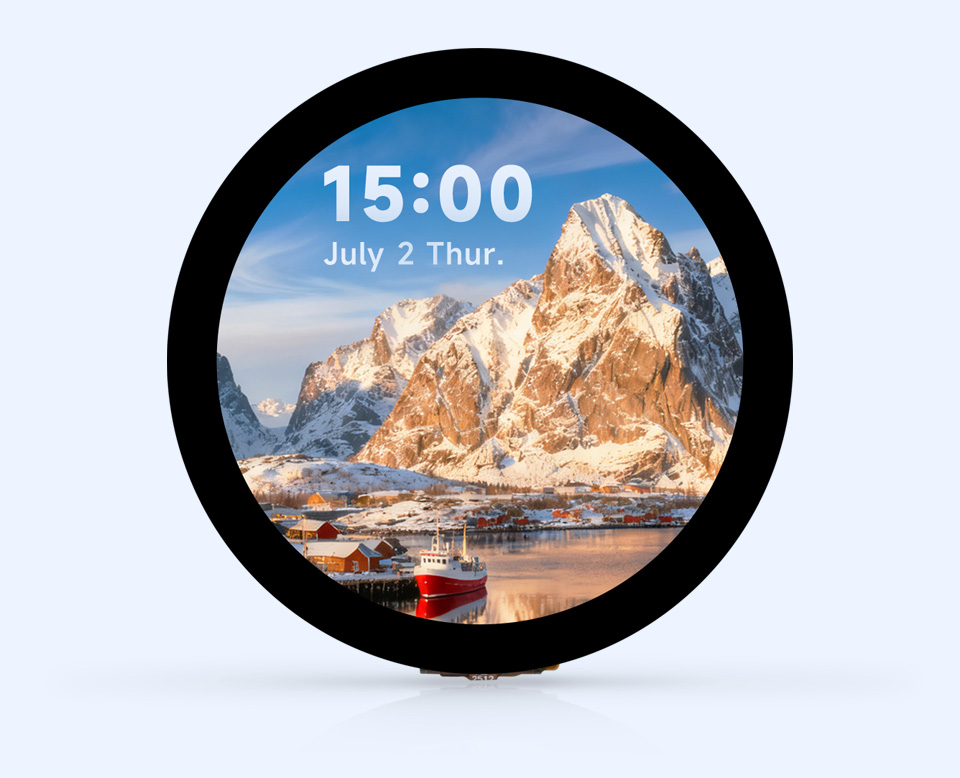 1.85inch Touch LCD display, front view