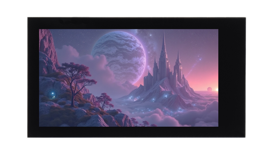 1.9inch Touch LCD display, front view