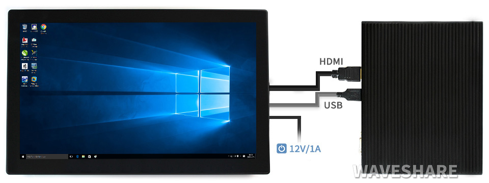 Ecran Tactile 13.3 HDMI LCD IPS 1920x1080