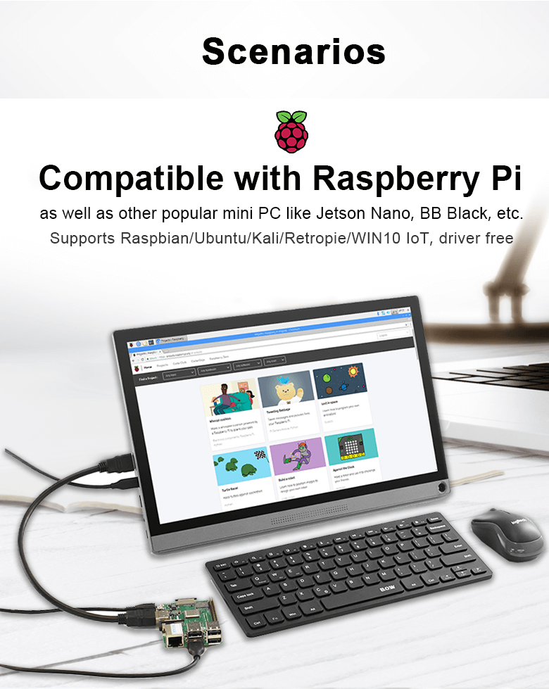 15.6inch FHD Monitor illustration