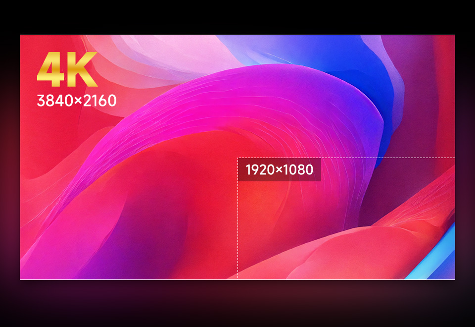 18.5inch Portable Monitor with Stand, 4K ultra HD resolution