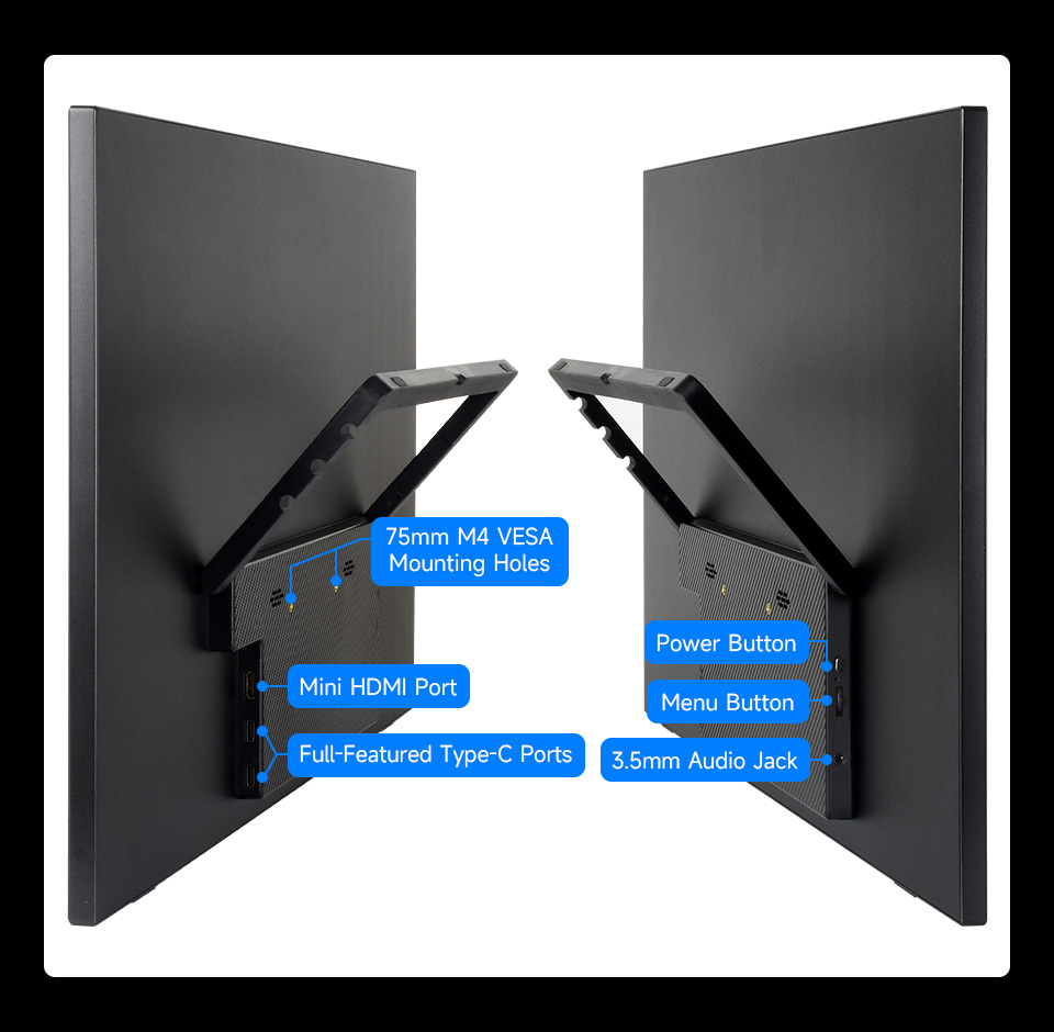  21.5inch Touch Monitor with Stand, interface introduction