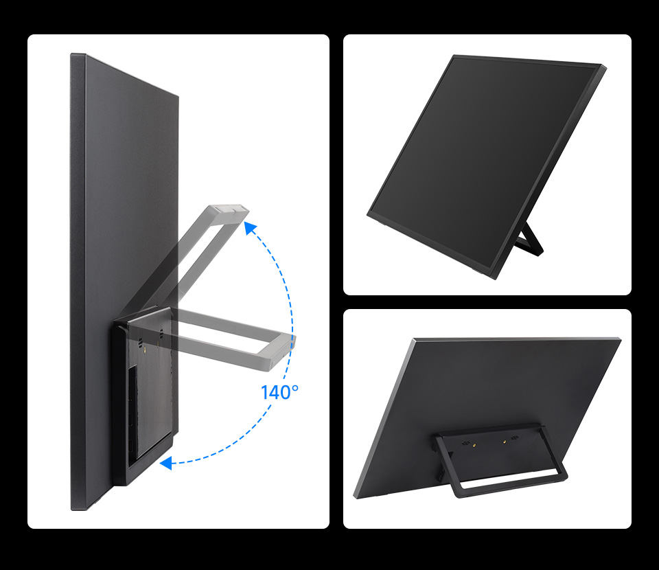 21.5inch Portable Monitor with Stand, comes with foldable stand