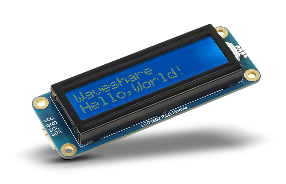 entregar Mala fe bala LCD1602 RGB Module, 16x2 Characters LCD, RGB Backlight, 3.3V/5V, I2C Bus