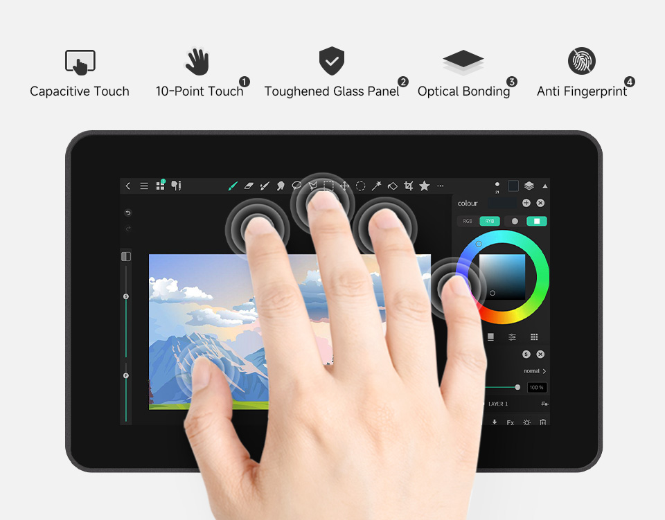 PI5-HMI-7A 10-Point Capacitive Touch