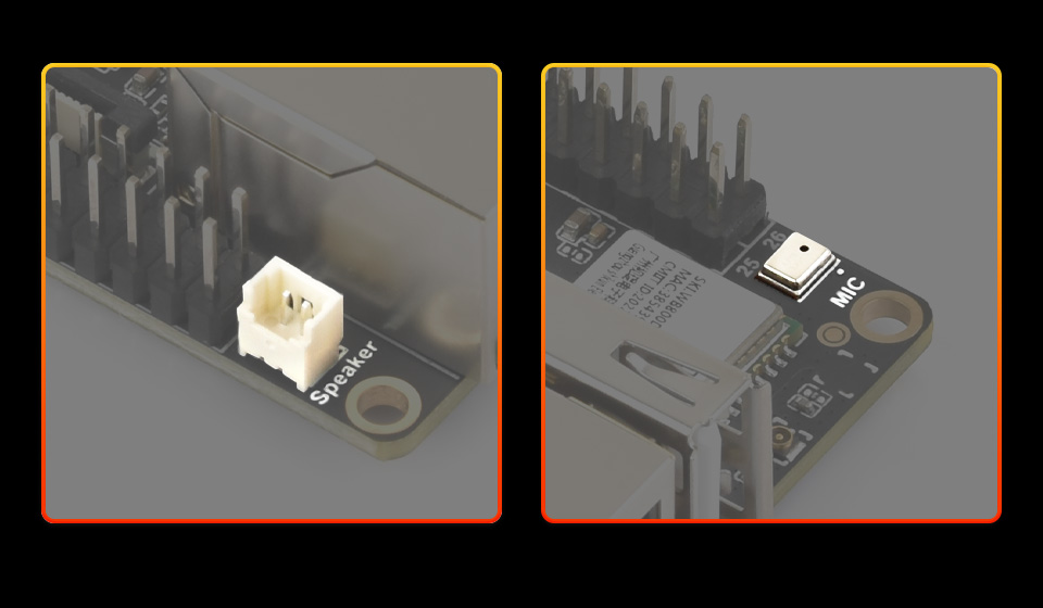 Luckfox Nova series, onboard audio Input and output interfaces