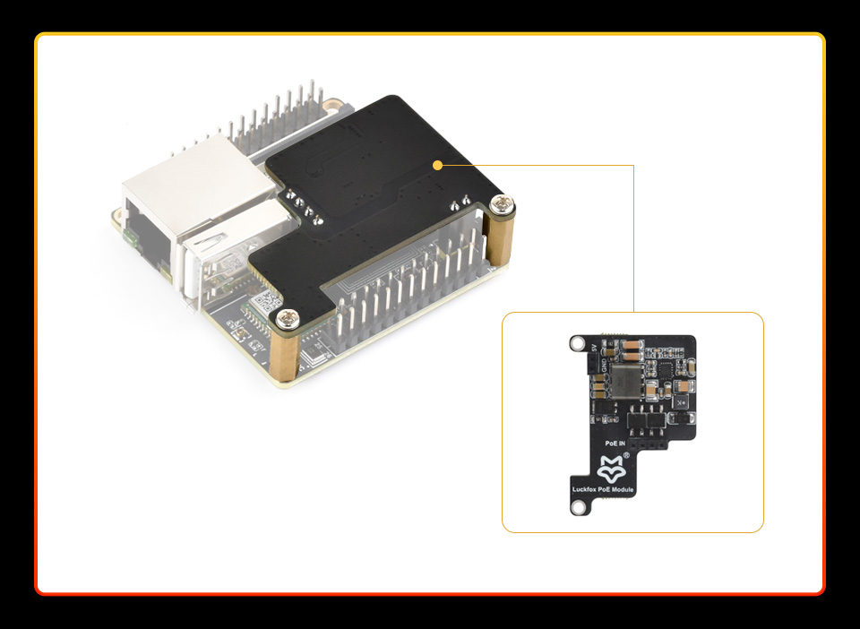 Luckfox Nova series, optional for PoE Module