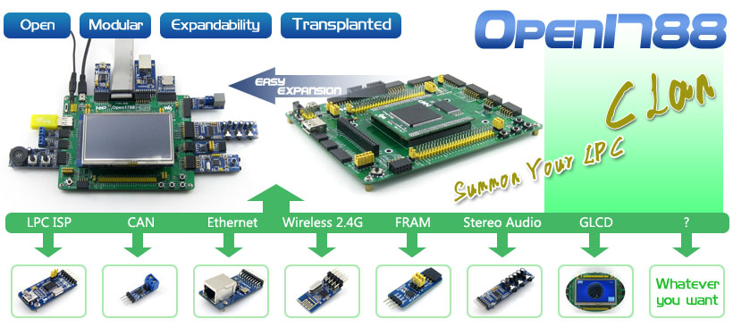 LPC1788FBD208 development board