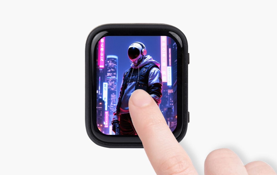RP2350 1.8inch touch display development board, touch demo
