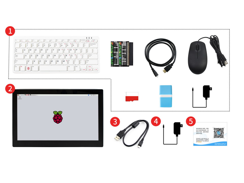 Raspberry Pi 400 with 13.3inch Touch Display