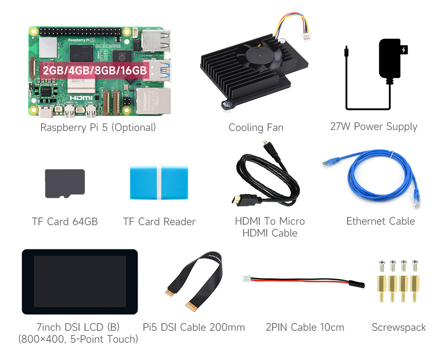 Raspberry Pi 5 - 8GB  Raspberry Pi 5 - 4GB –