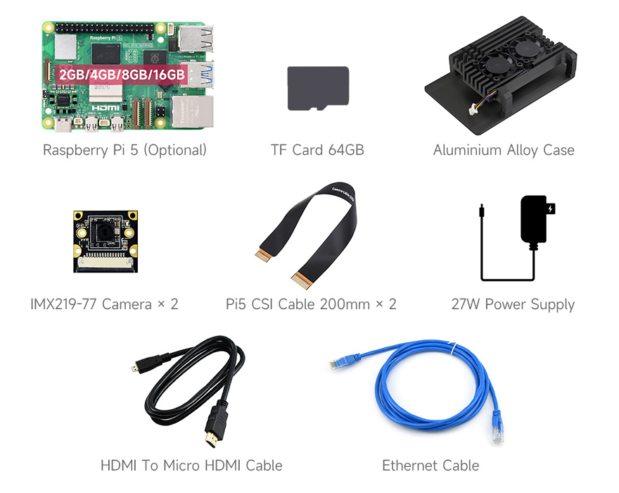 Raspberry Pi 5 - 8GB, Raspberry Pi 5 - 4GB