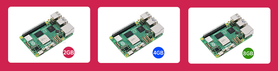 Raspberry Pi 5 - 8GB, Raspberry Pi 5 - 4GB