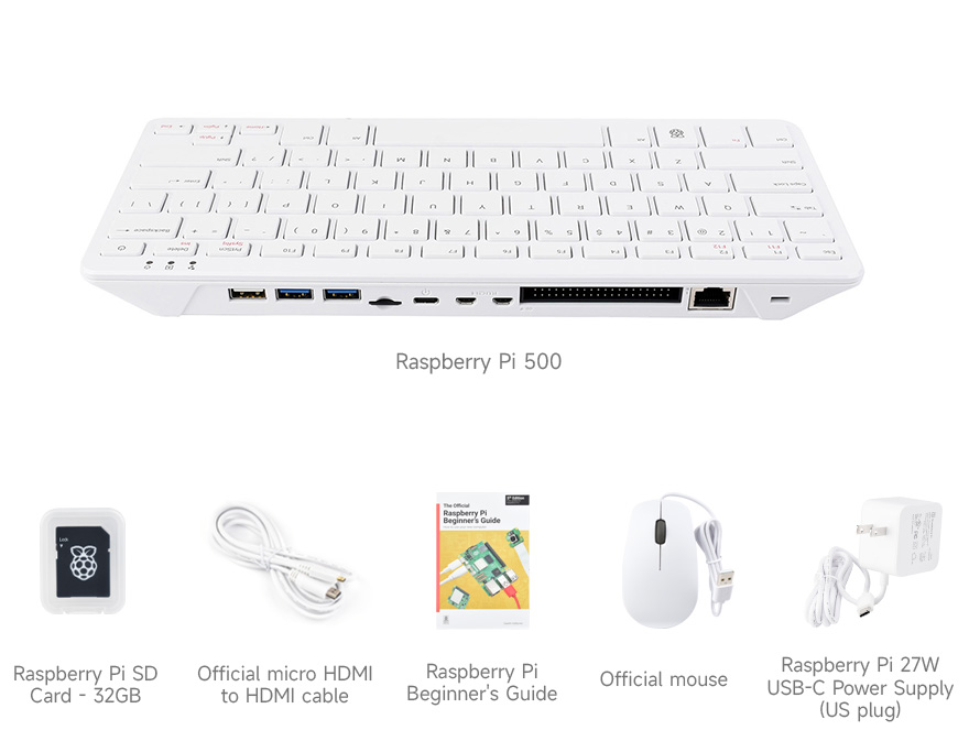 Raspberry Pi 500 Desktop Kit