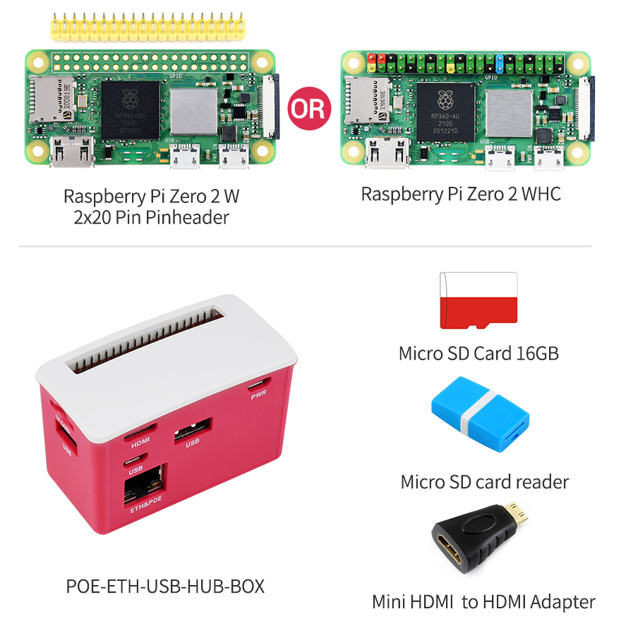 Raspberry Pi Zero 2 W Starter Kit