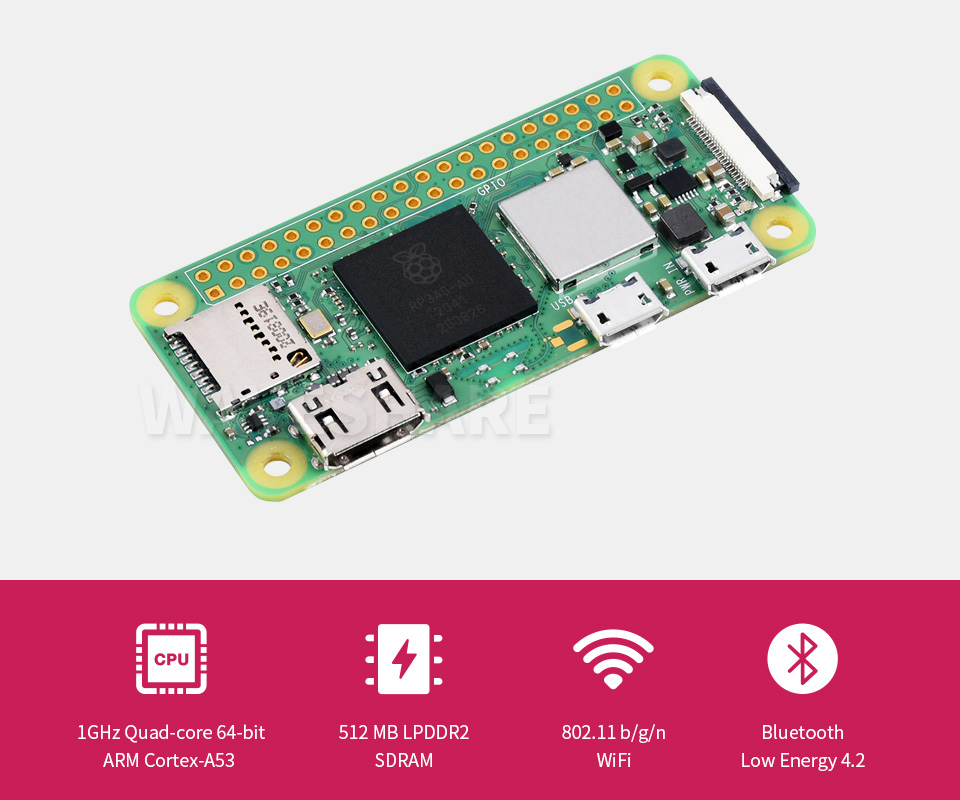 Raspberry Pi Zero 2 W kit - HiTechChain