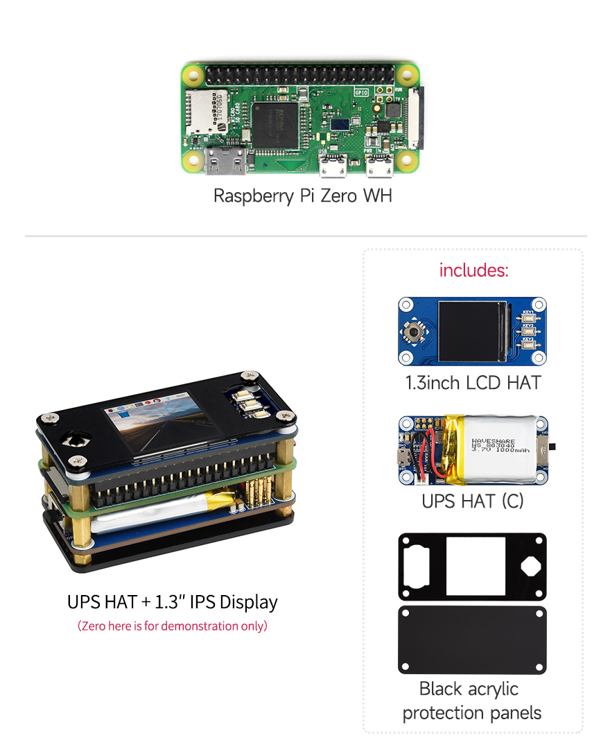 Raspberry Pi Zero WH - Parallax