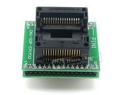 1Pc QFP/SOP32 to Quad32 pin Adapter PCB Board Converter & header pins 