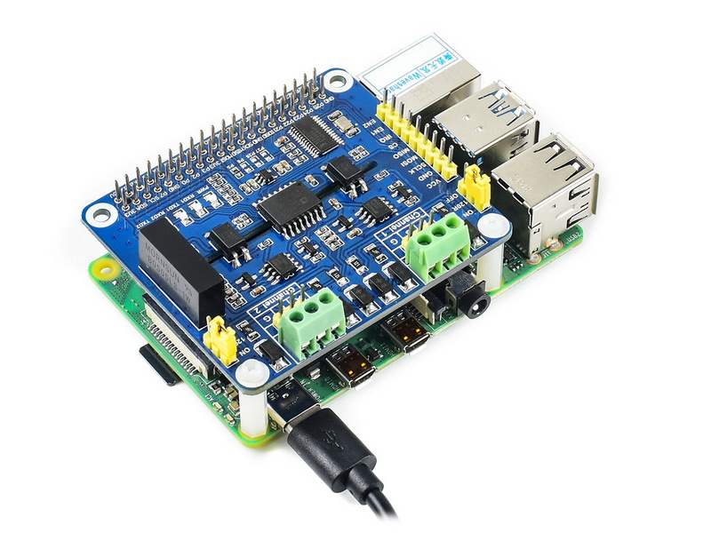 Module d'extension 2-CH RS485 HAT Raspberry Pi