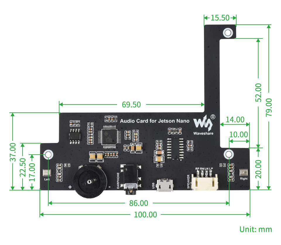 para jetson nano, suporta reprodução e gravação