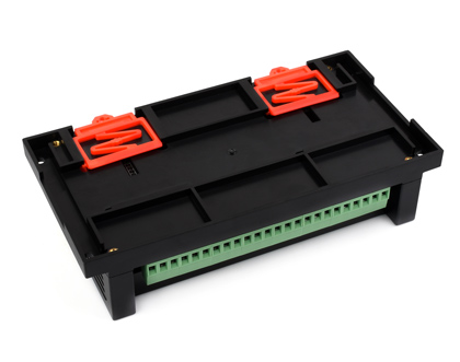 Industrial 8-Channel ESP32-S3 WiFi Relay Module, back view