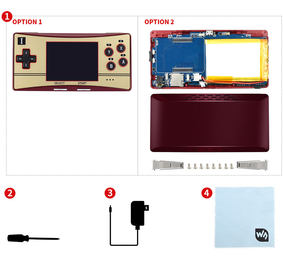 GPM28040 GPM2804A GPM2804B Portable game console based on Raspberry Pi Compute Module 4 Lite