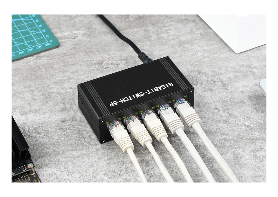 5 Port Industrial Gigabit Ethernet Switch