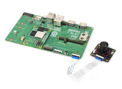 IMX477 IR-CUT 12.3MP Camera (B), connecting with CM4 / CM5 IO Board