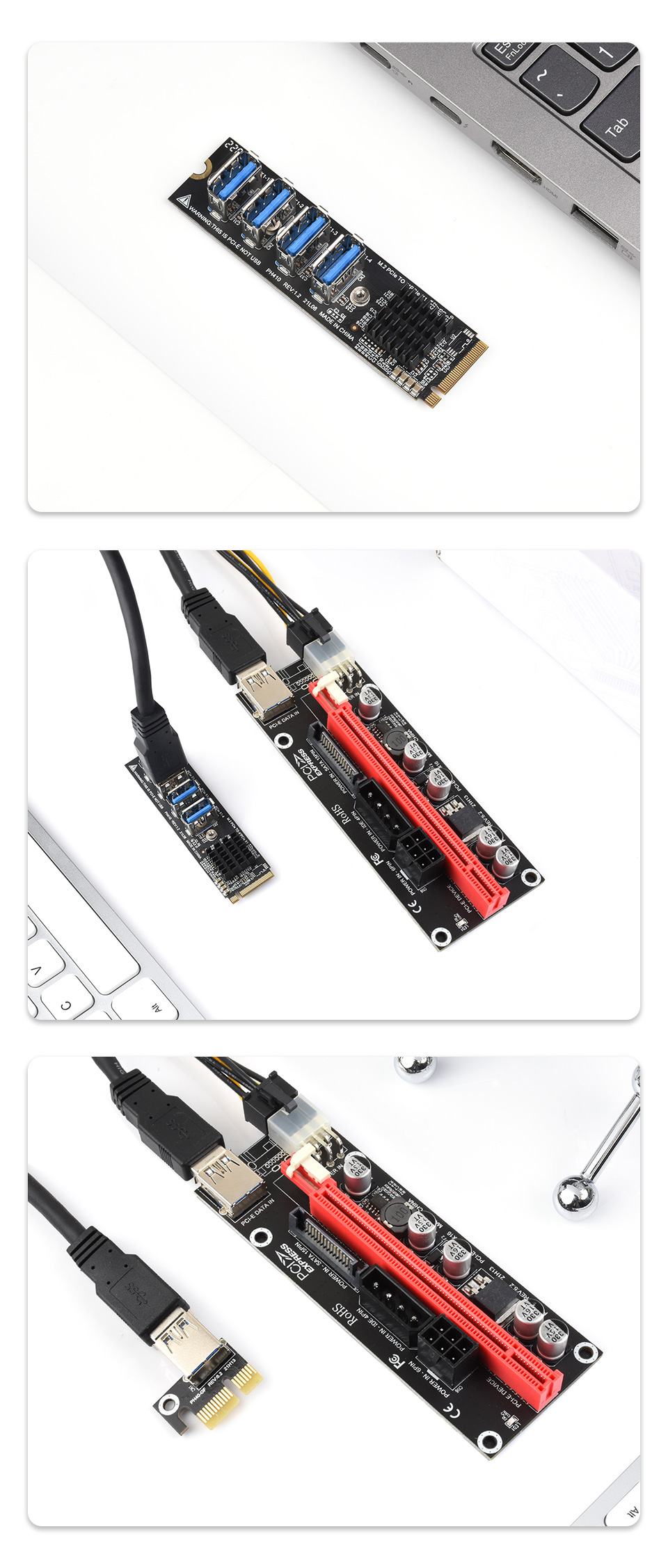 PCIe Switch Adapter for M.2