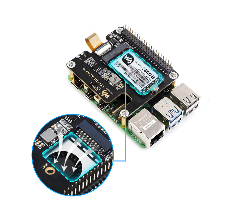 Waveshare Launches an M.2 HAT+ Board for the Raspberry Pi 5 — for Under $10  