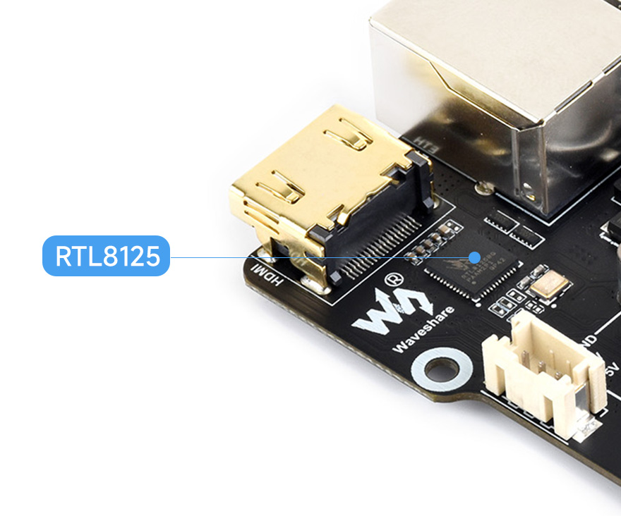 PCIe To M.2 Multifunctional Adapter, connecting to PI5 via 16PIN cable