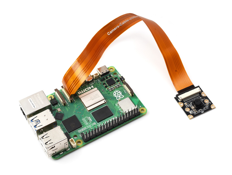thumbnail image 2 of Waveshare IMX219 Camera Module – 8MP, 160° Wide Angle, For Raspberry Pi 5/4/3/Zero & Jetson Nano 2 of 14