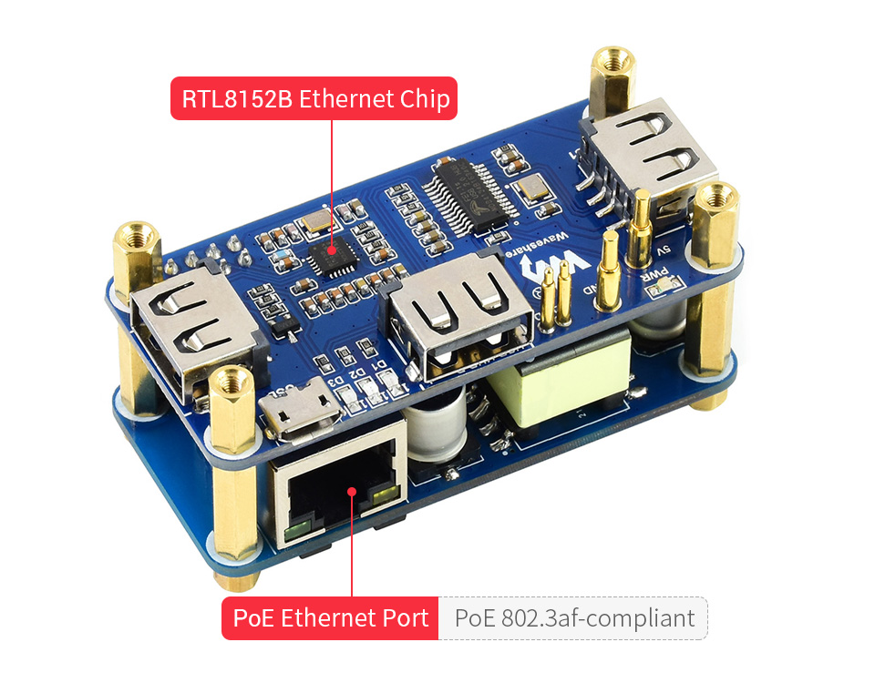 BOÎTIER HUB USB pour Raspberry Pi Zéro