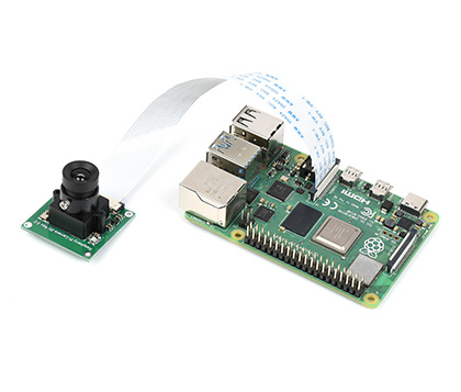 RPi Camera (B), Connects to Raspberry Pi 4B/3B+/3A+/3B/2B/B+/A+/Zero series/Zero 2 W series versions