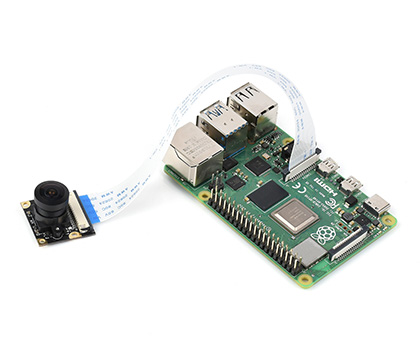 RPi Camera (G), Connects to Raspberry Pi 4B/3B+/3A+/3B/2B/B+/A+/Zero series/Zero 2 W series versions